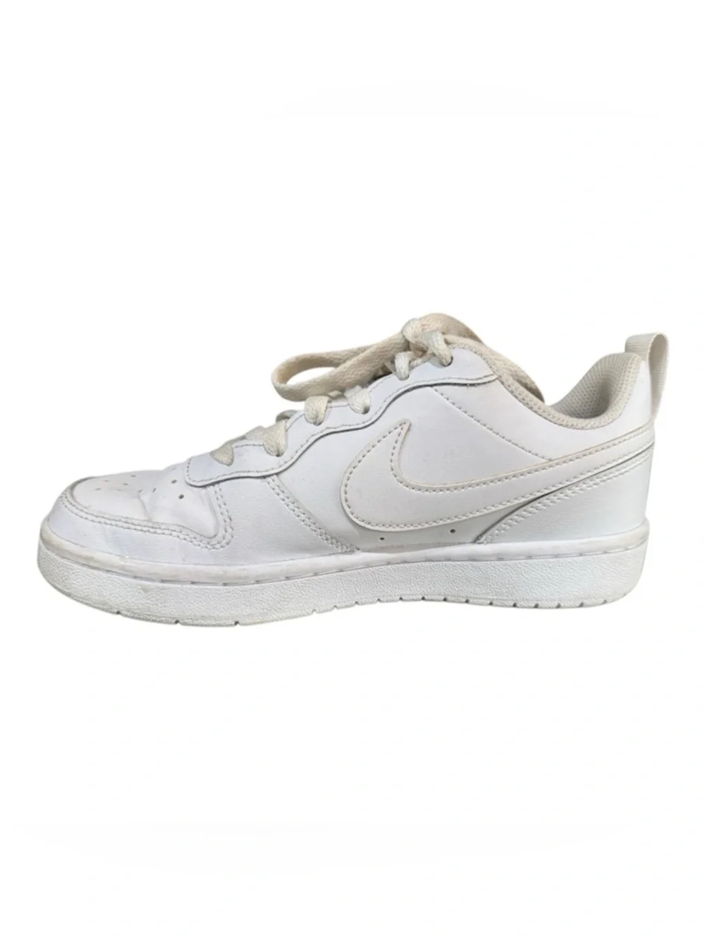 Nike Court Borough Low Top 2 Big Kids Sneaker Shoes White Sz Y4